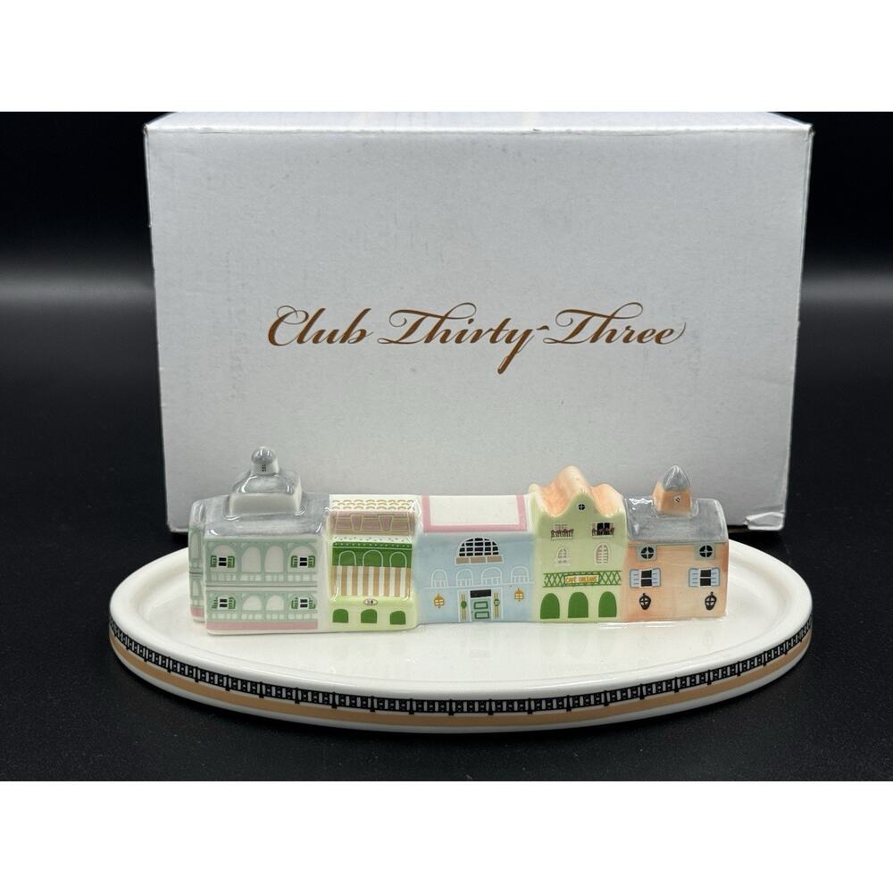 Disneyland Club 33 New Orleans Square Trinket Tray & 12 Club 33 Paper Napkins - Picture 7 of 9